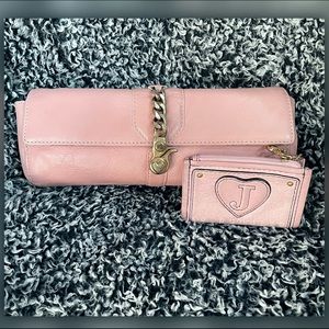 🌸 Vintage Juicy Couture pink baguette w/ wallet